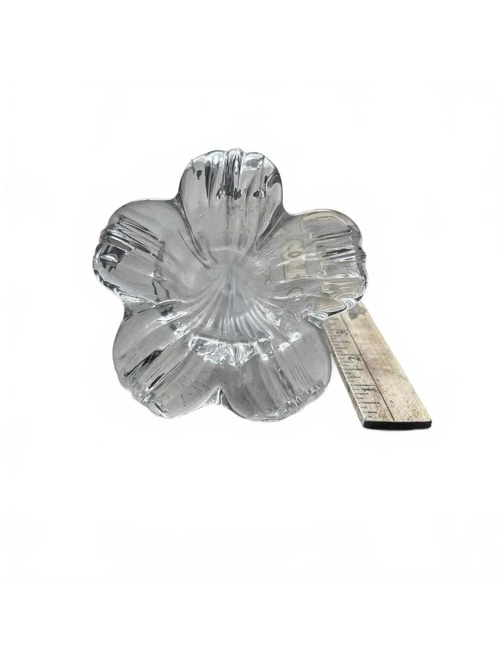 Glass Flower Shaped Vase